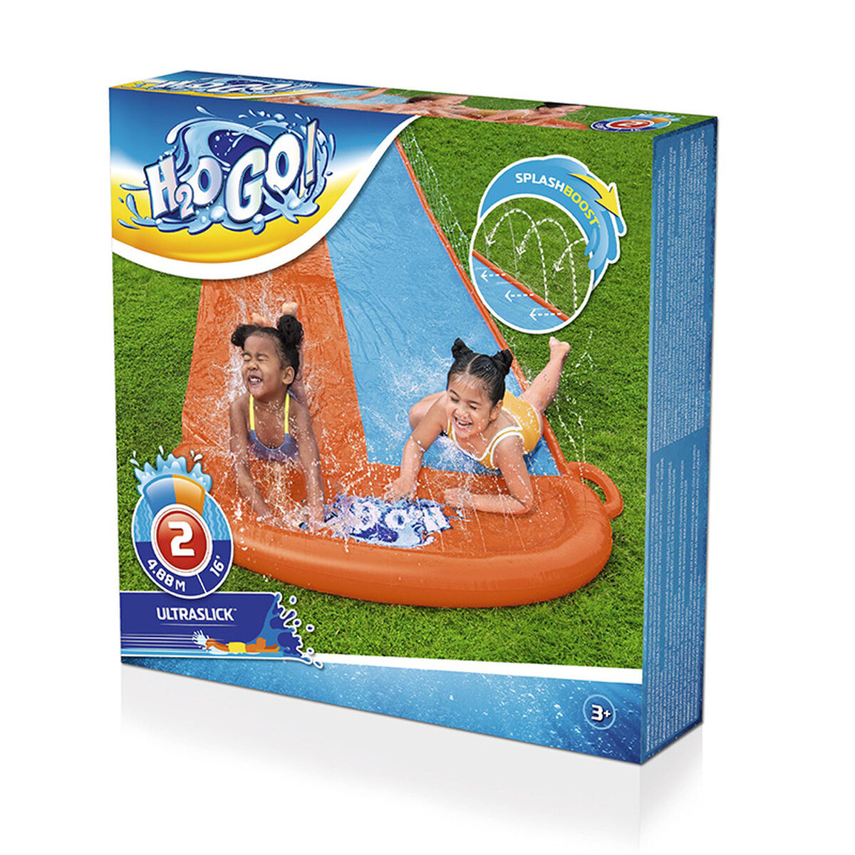 Water Slide Bestway 488 x 138 cm Sliding Double-9