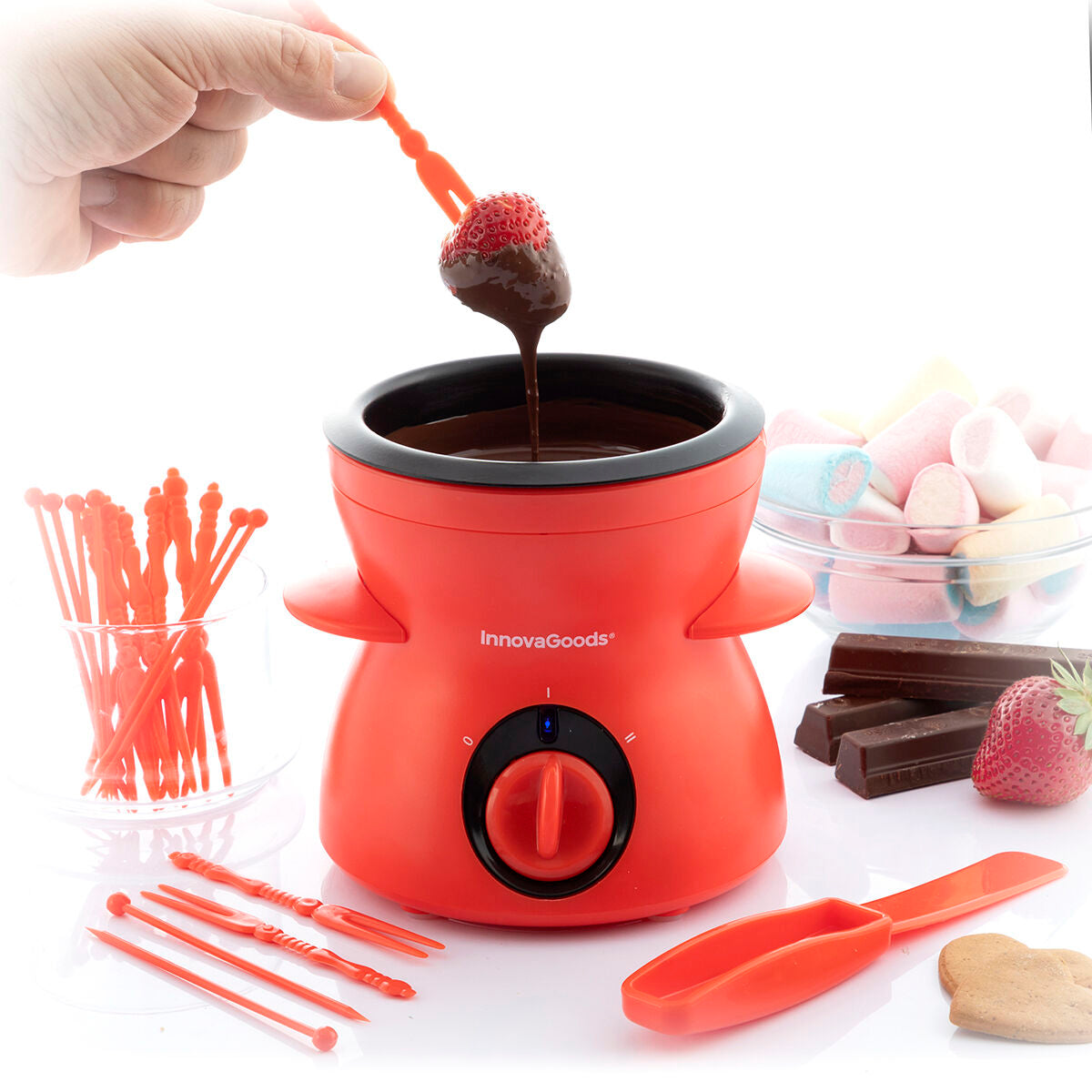 Chocolate Fondue with Accessories Fonlat InnovaGoods-4